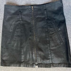 Carmar Coated Jean Skirt